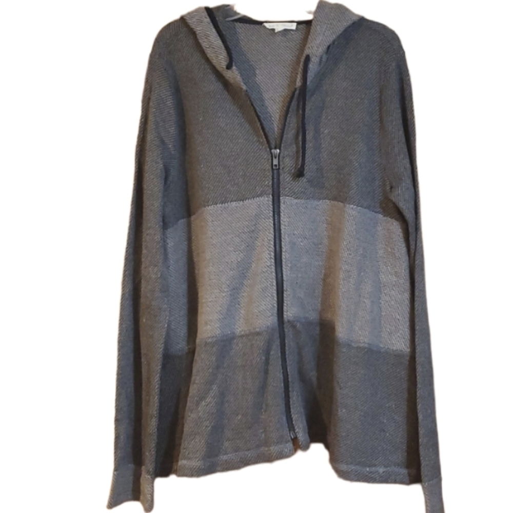 Hem & Thread Womans‎ Grey Zip Hooded Jacket